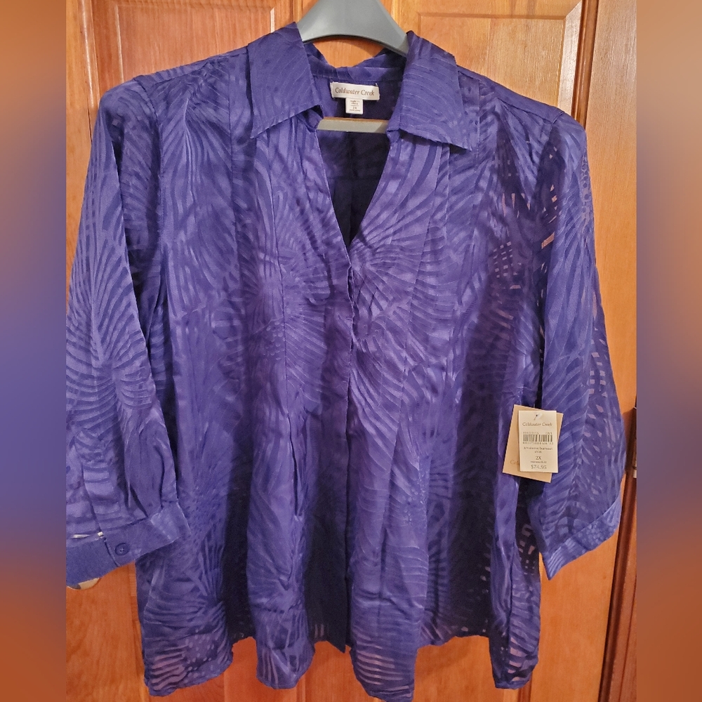 Coldwater Creek Stylish Blouse - 2X